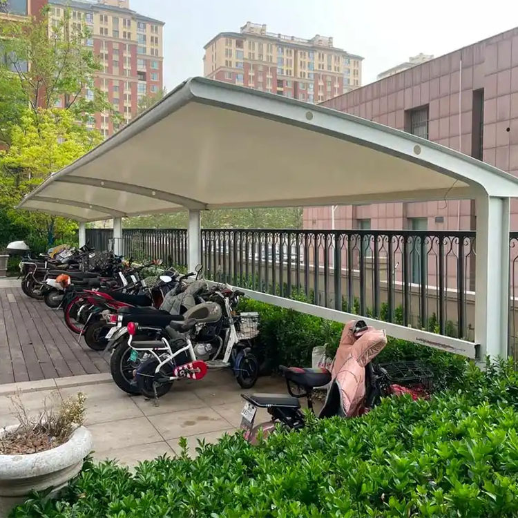 彭州市膜结构电动车棚